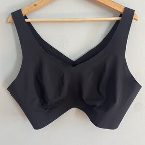 Honeylove  Bra Soft Form V Neck Wireless Smoothing black Size 3x